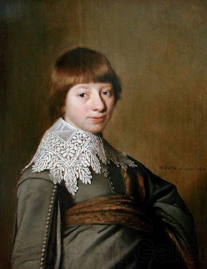 VERSPRONCK, Jan Cornelisz Portrait de jeune garcon Spain oil painting art